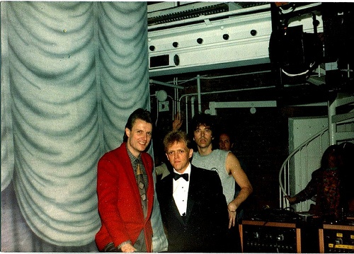 Rudolf and Jim Fouratt at the backstage of Studio 54
